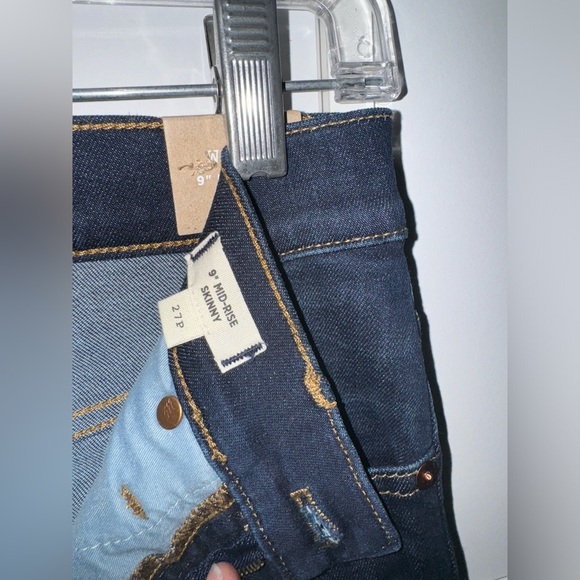 Madewell 9” Mid-Rise Skinny Jeans size 27P - Picture 3 of 5